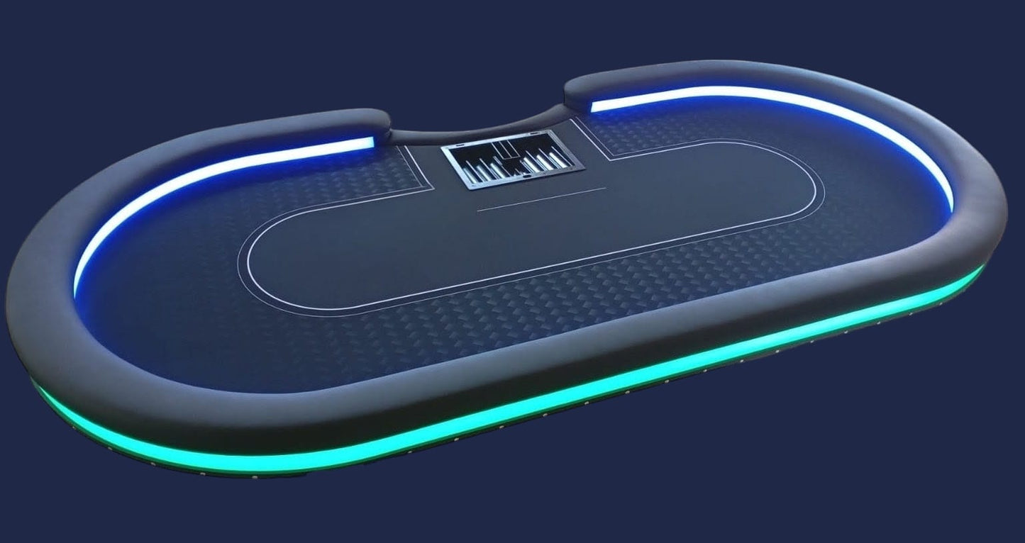 Carbon Pokertisch 270x130cm