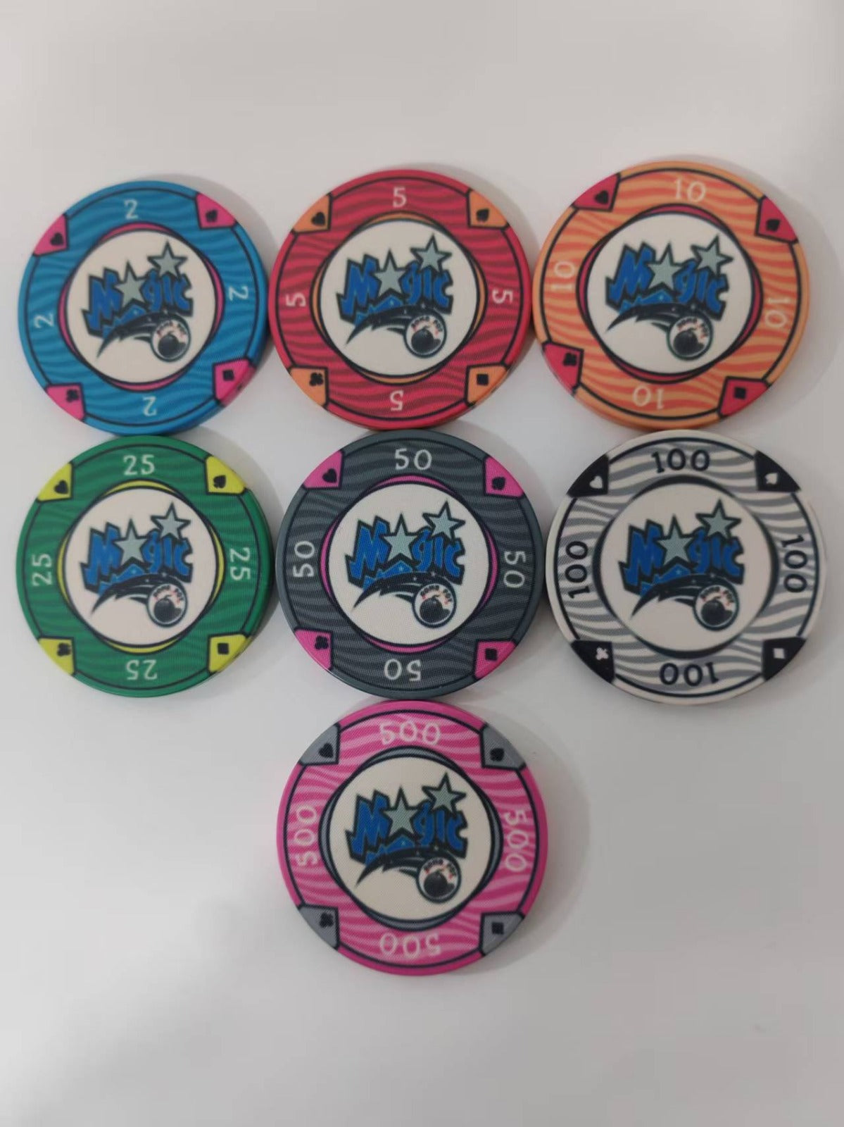 Individuelle Keramik Pokerchips