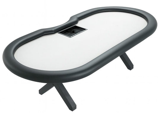 Pokertisch mit X-Beinen und Chiptray