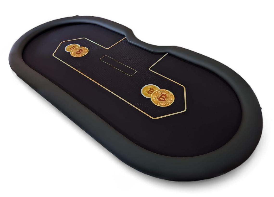 Bitcoin Pokertisch