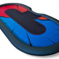Comic Pokertisch mit blauer welle