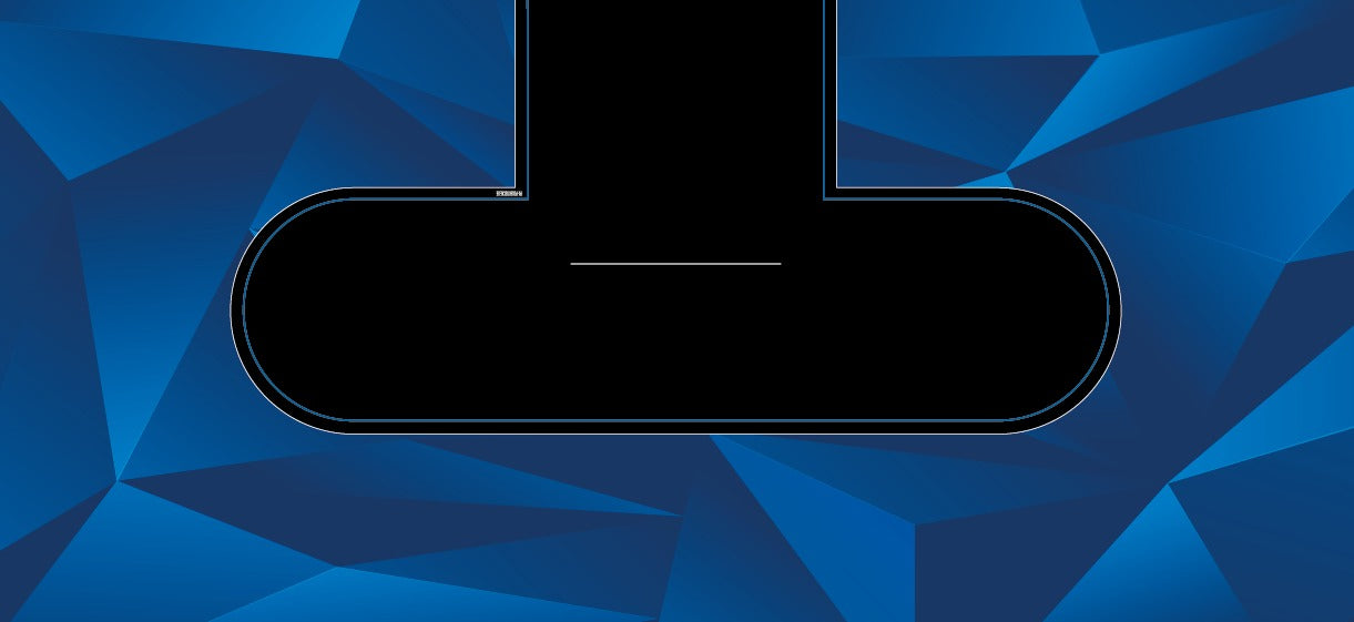 Pokertuch Space blau