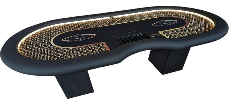 Las Vegas Gold Poker Tisch LED