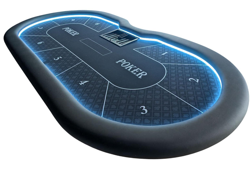 Pokertisch mit Spielerposition