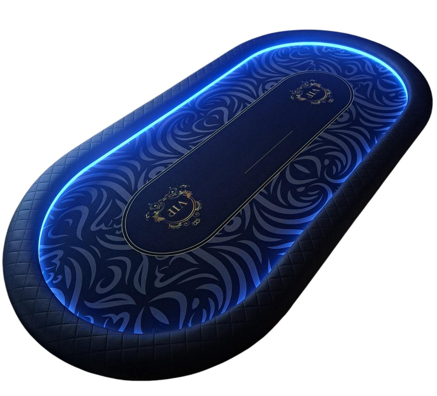 Pokertisch mit Leder