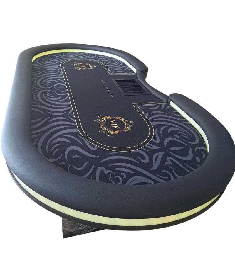 VIP Pokertisch mit LED Beleuchtung