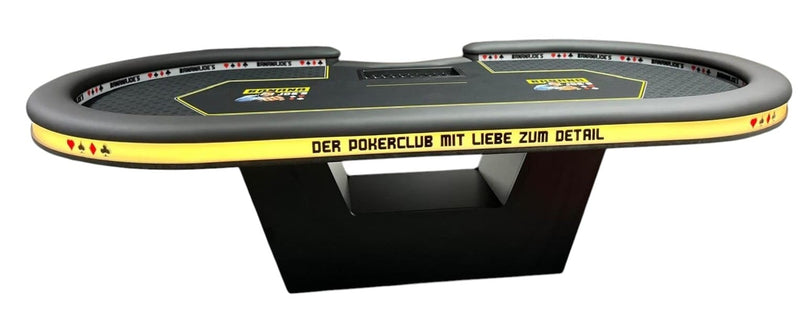 Banana Trapeztisch 270x130cm mit Dealer