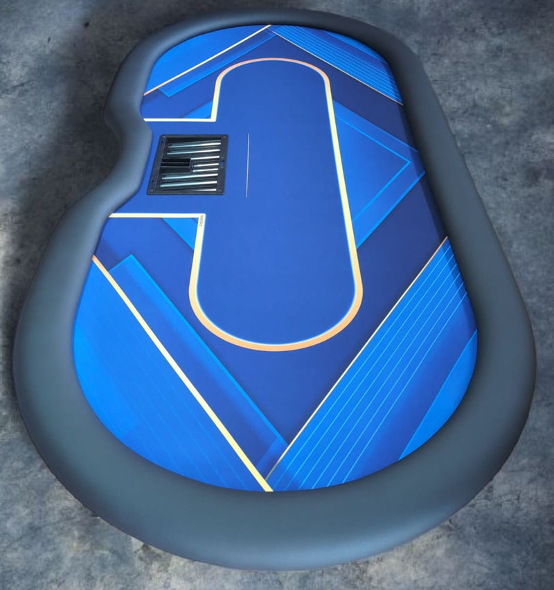 Pokertisch blau Space