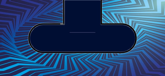 Blau Illusion Pokertuch