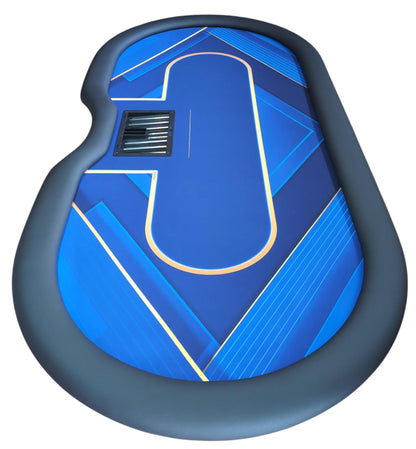 Pokertisch blau Space Design