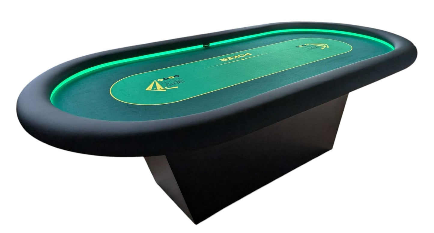 Pokertisch mit Trapezbein Gestell