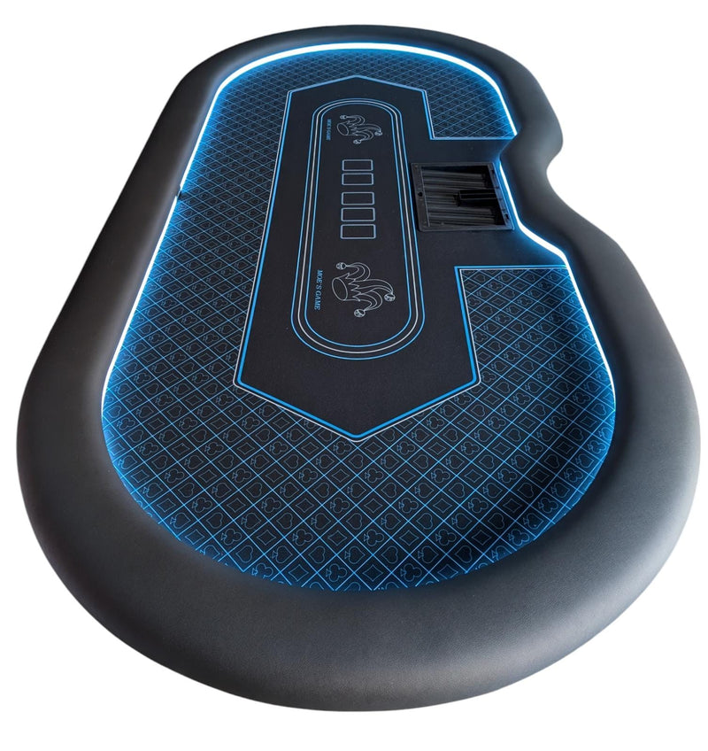 Pokertisch mit Eckiger Betline