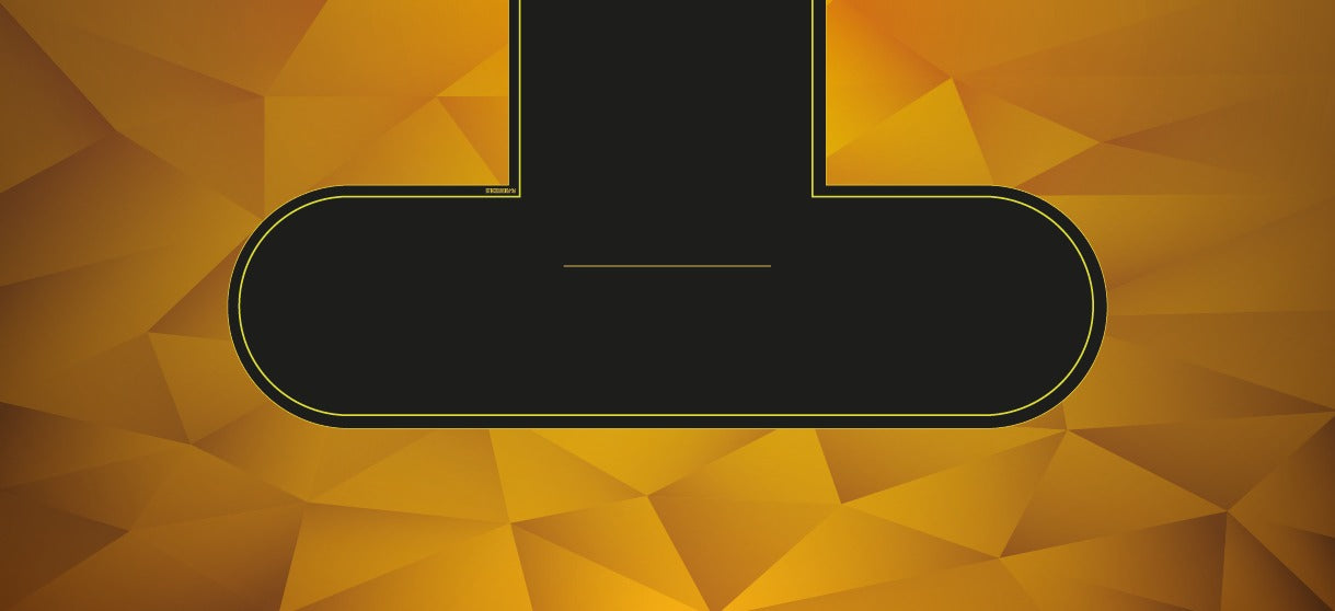 Orangenes Poker Tuch