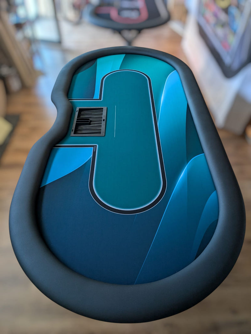 Mintgrün Space Pokertuch