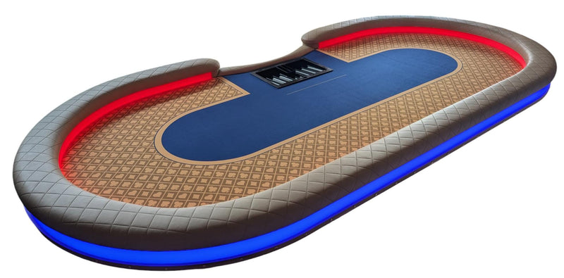 Beige Speedcloth LED Poker