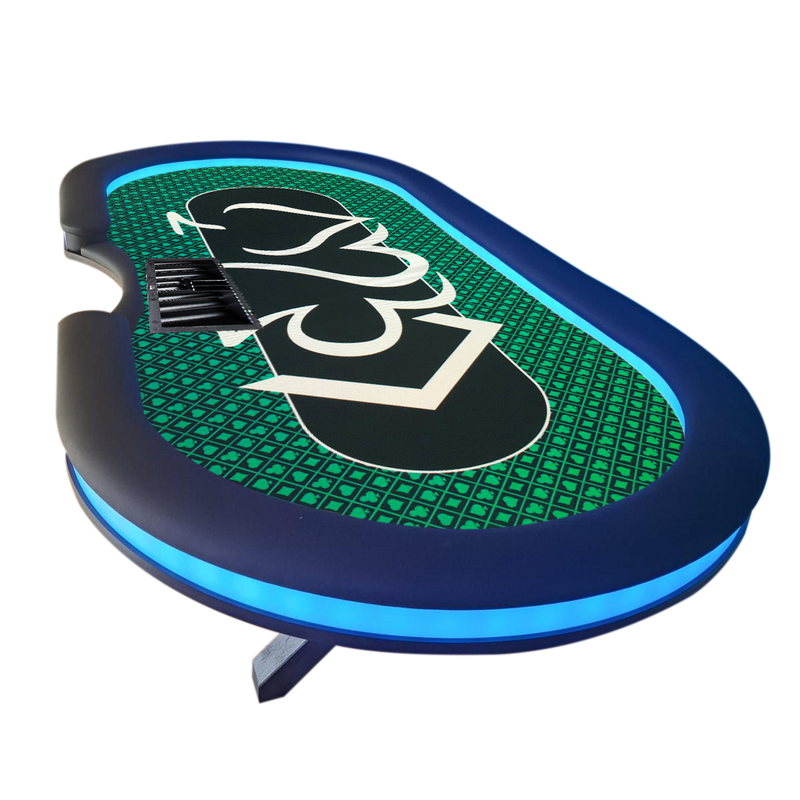 Pokertisch mit Pokerzeichen Speedcloth