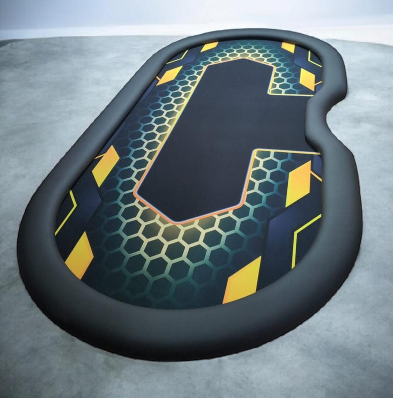 Pokertische mit Waben Muster